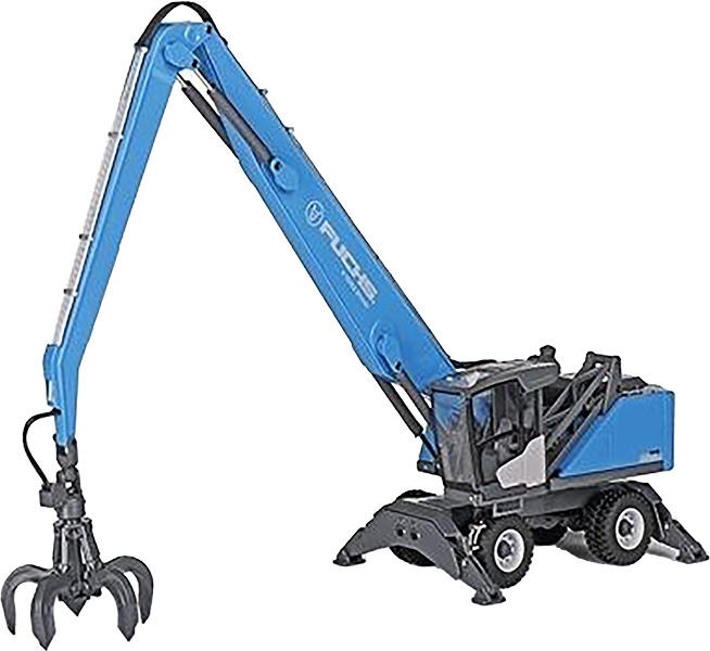 CON2969 FUCHS-TEREX MHL 350 Pelle de manutention sur roues – Image 1