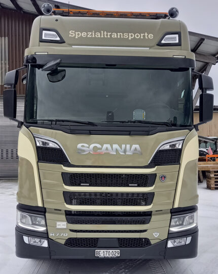 SCANIA R Highline 6x4 avec remorque porte-engins 3 essieux – Image 3