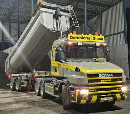 SCANIA T 6x4 avec remorque benne 2 essieux – Image 3