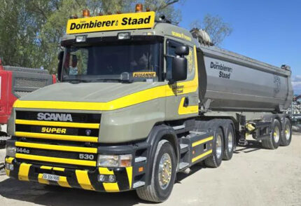 SCANIA T 6x4 avec remorque benne 2 essieux – Image 4
