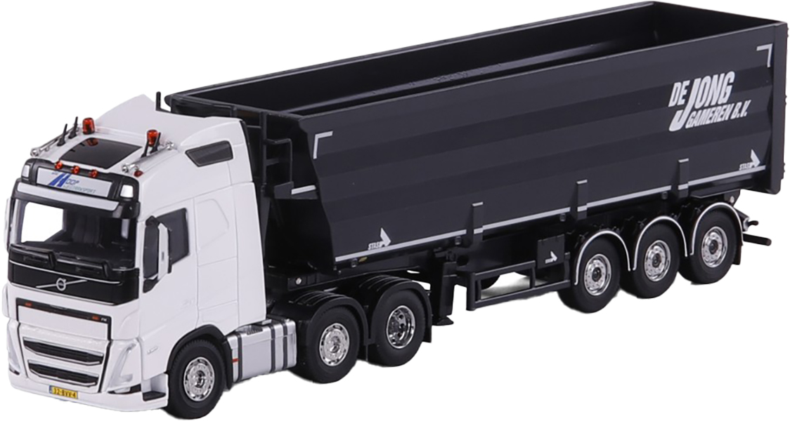 CAV20-1332 VOLVO FH5 Globetrotter 6x2 avec benne à ferraille 3 essieux – Image 1
