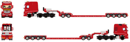 MERCEDES Atros GigaSpace 8x4 avec remorque porte-engins 2+4 essieux – Image 4