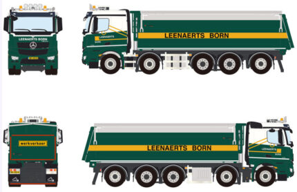 MERCEDES Arocs 10x4 porteur benne – Image 2